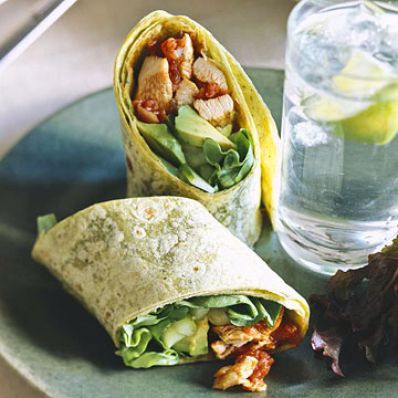 Chicken-Tomato Wraps