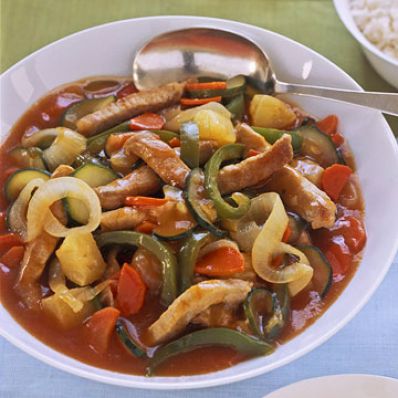 Sweet & Sour Pork with Vegetables