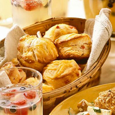 Ham-and-Cheese Biscuits