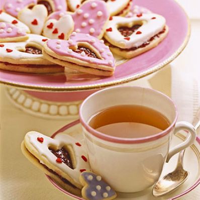 Heart-Shaped Sandwich Cookies