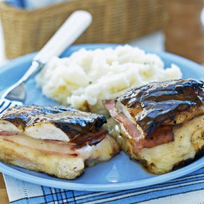 Ham 'n' Cheese Stuffed Chicken