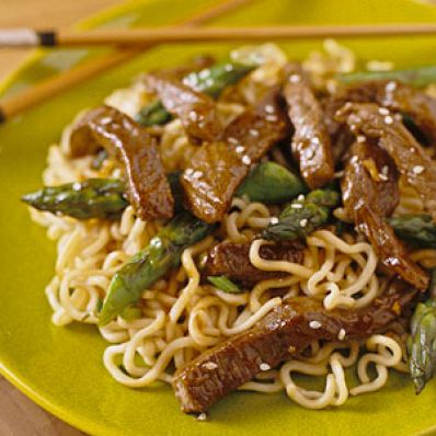 Sesame Beef and Asparagus Stir-Fry
