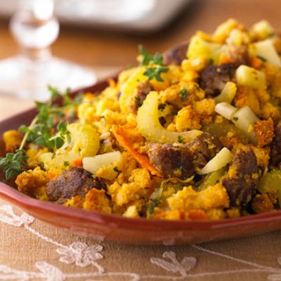 Sausage and Corn Bread Stuffing