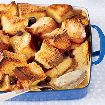 Blueberry Bread Pudding