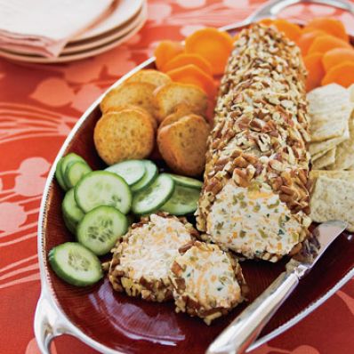 Pecan Cheese Logs