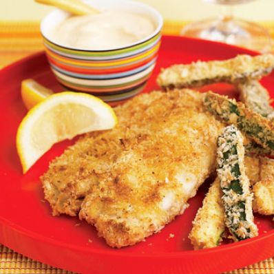 Fish and Zucchini Chips