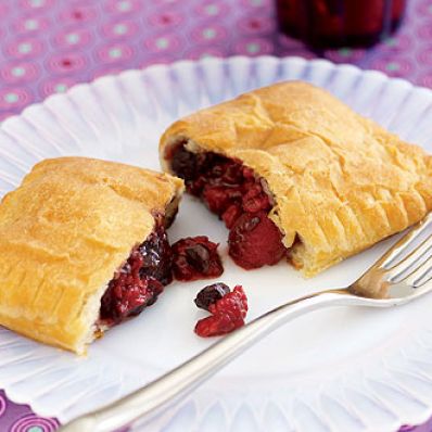 Chocolate-Raspberry Turnovers