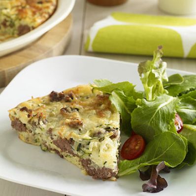 Cheeseburger-Zucchini Pie
