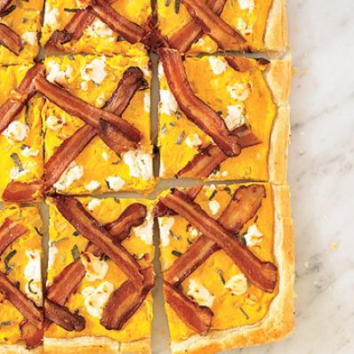 Butternut Squash and Goat Cheese Tart