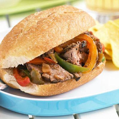 Steak and Pepper Hoagies