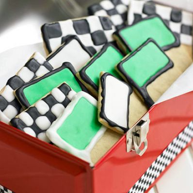 Checkered Flag Cookies