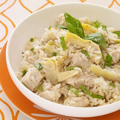 Chicken and Artichoke "Risotto"