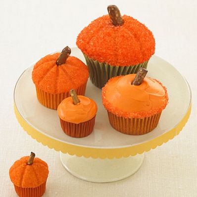 Frosted Pumpkin Cupcakes