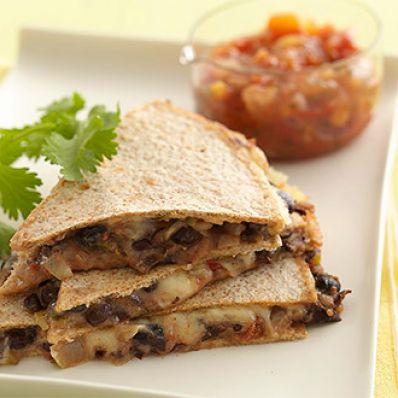 Bean and Cheese Quesadillas