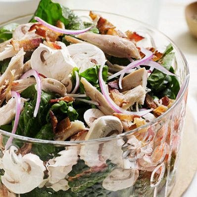 Spinach Salad with Chicken