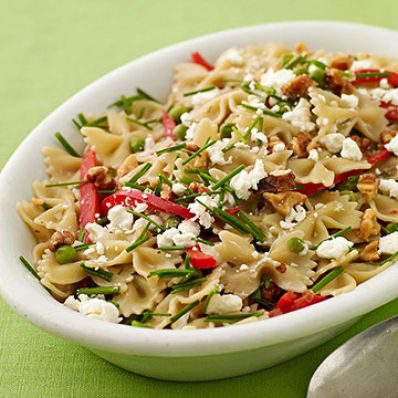 Farfalle with Peas and Goat Cheese