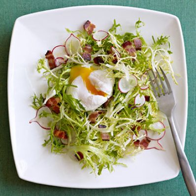 Frisee with Bacon & Poached Egg