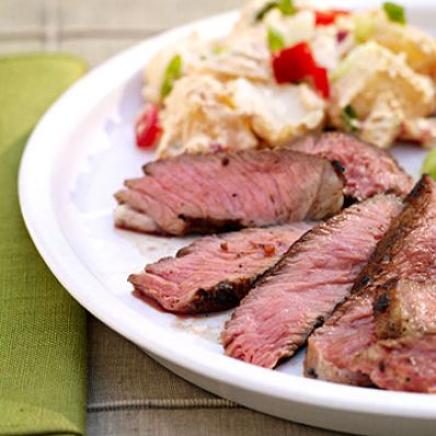 Texas Ribeye Steaks & Potato Salad