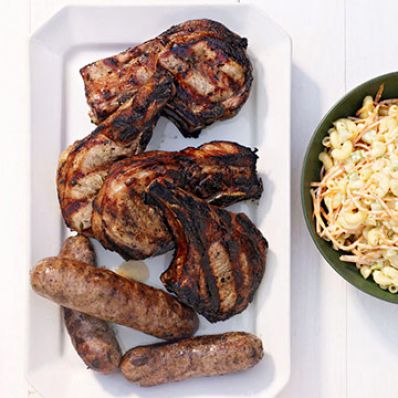 Midwestern Pork Chops & Beer Brats