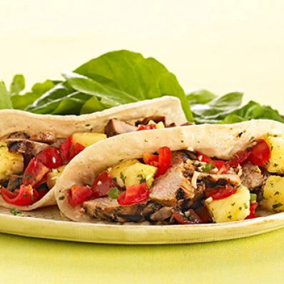 Pork Tacos with Pineapple Salsa