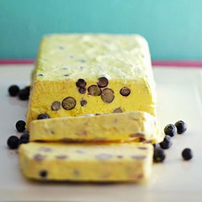 Lemon Blueberry Semifreddo
