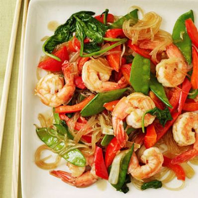 Sweet & Spicy Shrimp Stir-Fry
