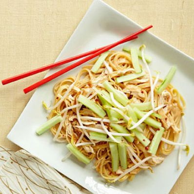 Peanut Noodles & Chicken