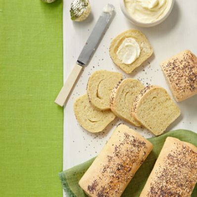 Poppy-Sesame Party Loaves