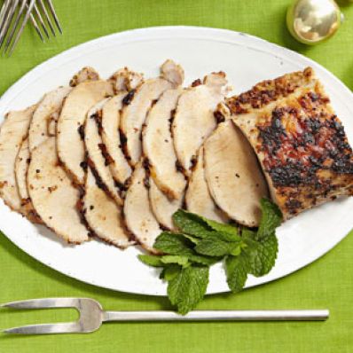 Pork & Cherry-Ancho Sauce
