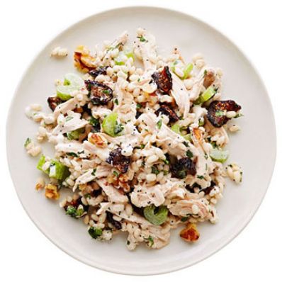 Chicken Salad with Barley and Figs