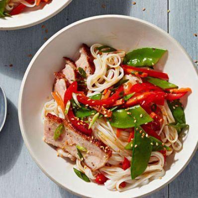 Sesame Pork Noodles