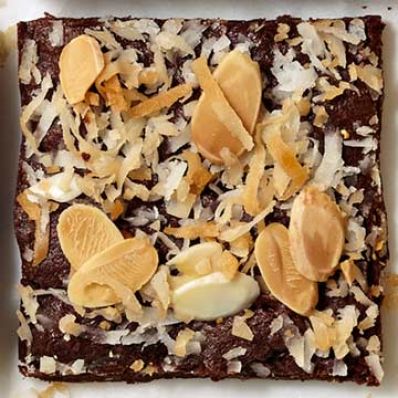 Almond-Coconut Brownies
