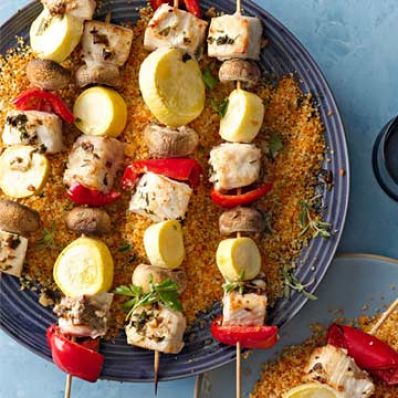 Mediterranean Swordfish Kabobs
