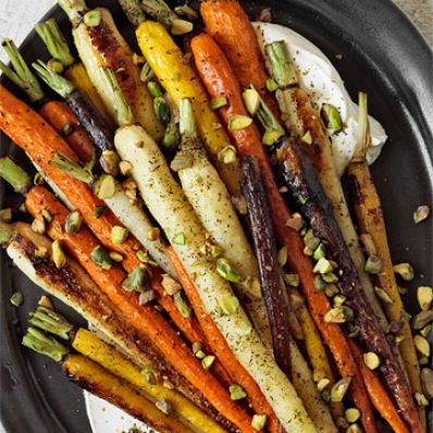 Za'atar-Roasted Carrots with Yogurt