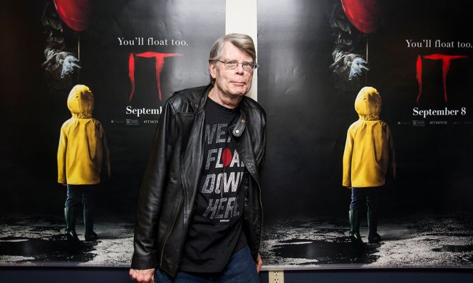 IT movie with Stephen King