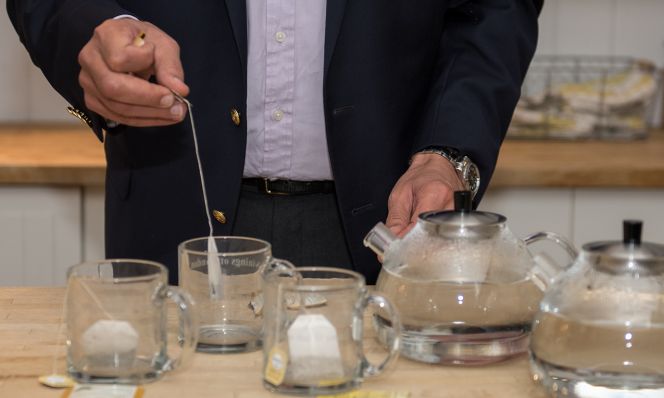 Making tea