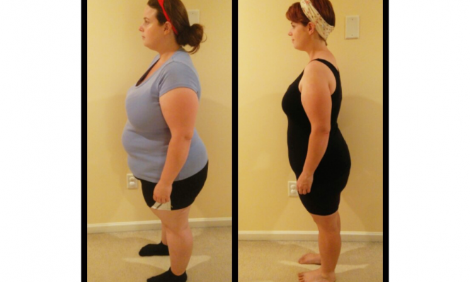 Debby Michael before and after side