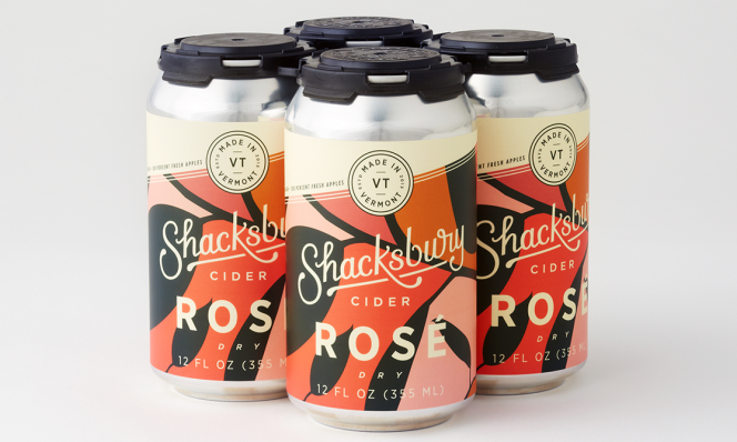 Shacksbury Cider Dry Rosé