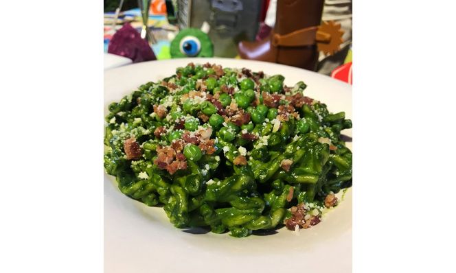 Green Pesto Pasta Salad