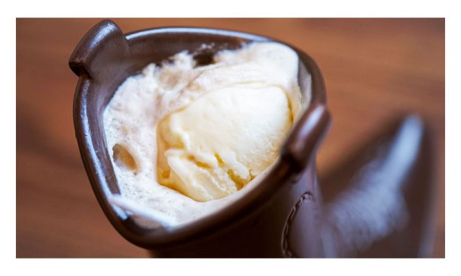 Root Beer Float in a Woody Boot
