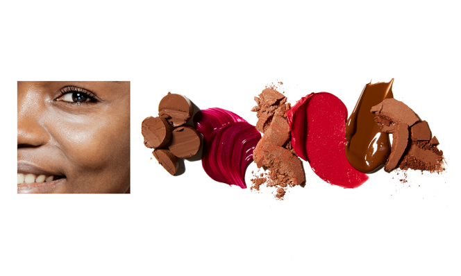 Deep skin tone makeup