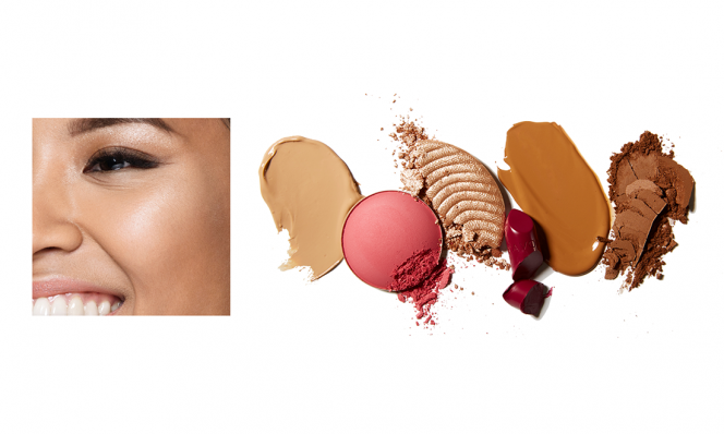 Tan skin tone makeup