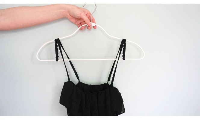 non-slip hangers hair tie