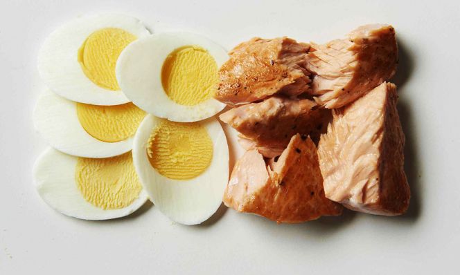 eggs and salmon for vitamin d