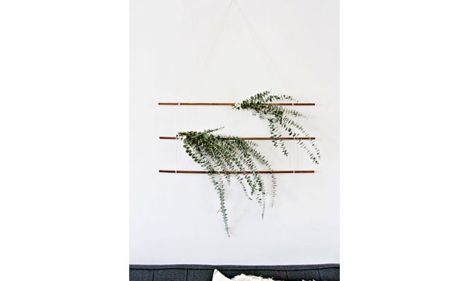 euclayptus diy wall hanging