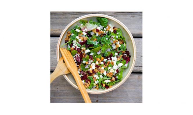 Hale & Hearty Chicken, Avocado, Cranberries, and Walnuts