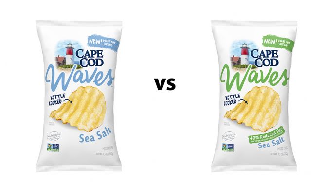 Cape Cod Waves Original v. 40% Reduced Fat