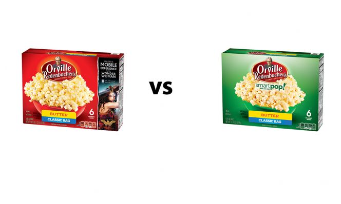 Orville Redenbacher’s Gourmet Popping Corn Butter Original v. 94% Reduced Fat