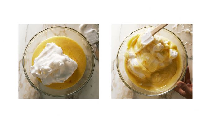 how to fold in egg whites
