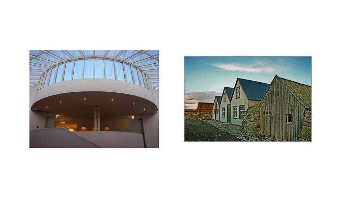 Ásmundarsafn and Arbaer museums in Iceland